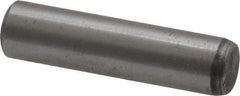 Value Collection - 1/4" Diam x 1" Pin Length Grade 8 Alloy Steel Standard Dowel Pin - C 50-58 Hardness, 12,800 Lb Breaking Strength, 1 Beveled & 1 Rounded End - Best Tool & Supply