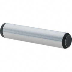 Value Collection - 1/4" Diam x 1-1/4" Pin Length Grade 8 Alloy Steel Standard Dowel Pin - C 50-58 Hardness, 12,800 Lb Breaking Strength, 1 Beveled & 1 Rounded End - Best Tool & Supply