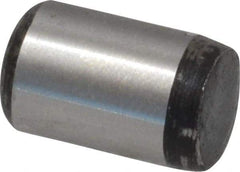 Value Collection - 5/16" Diam x 1/2" Pin Length Grade 8 Alloy Steel Standard Dowel Pin - C 50-58 Hardness, 20,000 Lb Breaking Strength, 1 Beveled & 1 Rounded End - Best Tool & Supply