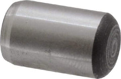 Value Collection - 3/8" Diam x 5/8" Pin Length Grade 8 Alloy Steel Standard Dowel Pin - C 50-58 Hardness, 28,700 Lb Breaking Strength, 1 Beveled & 1 Rounded End - Best Tool & Supply