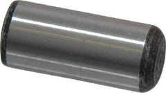 Value Collection - 7/16" Diam x 1" Pin Length Grade 8 Alloy Steel Standard Dowel Pin - C 50-58 Hardness, 39,100 Lb Breaking Strength, 1 Beveled & 1 Rounded End - Best Tool & Supply