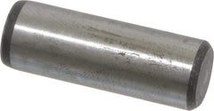 Value Collection - 7/16" Diam x 1-1/4" Pin Length Grade 8 Alloy Steel Standard Dowel Pin - C 50-58 Hardness, 39,100 Lb Breaking Strength, 1 Beveled & 1 Rounded End - Best Tool & Supply