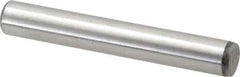 Value Collection - 7/16" Diam x 3" Pin Length Grade 8 Alloy Steel Standard Dowel Pin - C 50-58 Hardness, 39,100 Lb Breaking Strength, 1 Beveled & 1 Rounded End - Best Tool & Supply