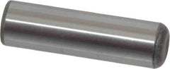 Value Collection - 1/2" Diam x 1-3/4" Pin Length Grade 8 Alloy Steel Standard Dowel Pin - C 50-58 Hardness, 51,000 Lb Breaking Strength, 1 Beveled & 1 Rounded End - Best Tool & Supply