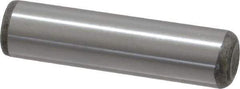 Value Collection - 1/2" Diam x 2" Pin Length Grade 8 Alloy Steel Standard Dowel Pin - C 50-58 Hardness, 51,000 Lb Breaking Strength, 1 Beveled & 1 Rounded End - Best Tool & Supply