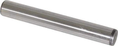 Value Collection - 1/2" Diam x 3-1/2" Pin Length Grade 8 Alloy Steel Standard Dowel Pin - C 50-58 Hardness, 51,000 Lb Breaking Strength, 1 Beveled & 1 Rounded End - Best Tool & Supply