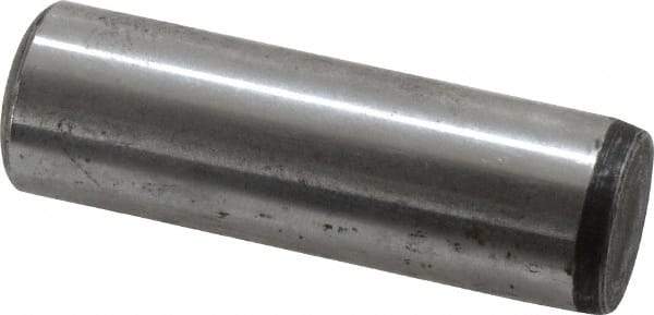 Value Collection - 5/8" Diam x 2" Pin Length Grade 8 Alloy Steel Standard Dowel Pin - C 50-58 Hardness, 79,800 Lb Breaking Strength, 1 Beveled & 1 Rounded End - Best Tool & Supply