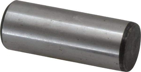 Value Collection - 3/4" Diam x 2" Pin Length Grade 8 Alloy Steel Standard Dowel Pin - C 50-58 Hardness, 114,000 Lb Breaking Strength, 1 Beveled & 1 Rounded End - Best Tool & Supply