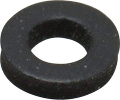 Made in USA - #6 Screw, Grade 60 Neoprene Standard Flat Washer - 0.12" ID x 1/4" OD, 0.077" Thick, Plain Finish - Best Tool & Supply