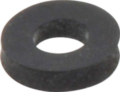 Made in USA - #10 Screw, Grade 60 Neoprene Standard Flat Washer - 0.17" ID x 3/8" OD, 0.108" Thick, Plain Finish - Best Tool & Supply