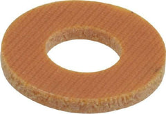 Made in USA - 1/4" Screw, Grade LE Phenolic Standard Flat Washer - 0.282" ID x 5/8" OD, 0.063" Thick, Plain Finish - Best Tool & Supply