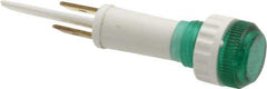 ACI - 24 V Green Lens Indicating Light - Round Lens, Blade Connector, 52.6" OAL x 13.5" Wide - Best Tool & Supply