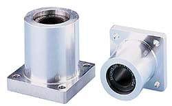 Thomson Industries - 1.001" ID, 3,500 Lb Static Load Capacity, Single Flanged Mounted Linear Bearing - Best Tool & Supply