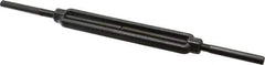 Made in USA - 1,200 Lb Load Limit, 3/8" Thread Diam, 6" Take Up, Steel Stub & Stub Turnbuckle - 7-1/4" Body Length, 7/16" Neck Length, 13" Closed Length - Best Tool & Supply