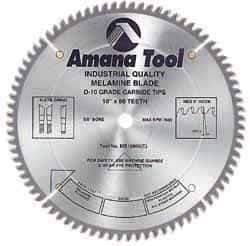 Amana Tool - 8" Diam, 5/8" Arbor Hole Diam, 64 Tooth Wet & Dry Cut Saw Blade - Carbide-Tipped, Crosscut & Cutoff Action, Standard Round Arbor - Best Tool & Supply