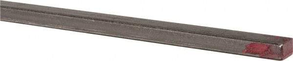 Made in USA - 36" Long x 1/8" High x 3/16" Wide, Mill Key Stock - W-1 (Water Hardening) Tool Steel - Best Tool & Supply