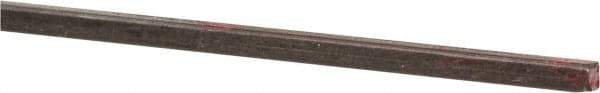 Made in USA - 36" Long x 1/16" High x 1/16" Wide, Key Stock - W-1 (Water Hardening) Tool Steel - Best Tool & Supply