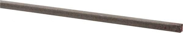 Made in USA - 36" Long x 3/32" High x 3/32" Wide, Key Stock - W-1 (Water Hardening) Tool Steel - Best Tool & Supply