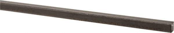 Made in USA - 36" Long x 1/8" High x 1/8" Wide, Key Stock - W-1 (Water Hardening) Tool Steel - Best Tool & Supply