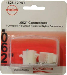 Molex - 12 Circuit, 12 AWG, 0.062 Inch Pin Diameter, Modular Receptacle Plug Connector Package - RoHS Compliant - Best Tool & Supply