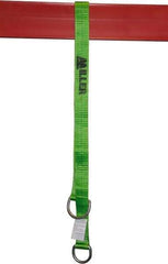 Miller - 6' Long, Cross-Arm Strap - 400 Lb Capacity, Nylon Webbing with Steel D-Rings - Best Tool & Supply