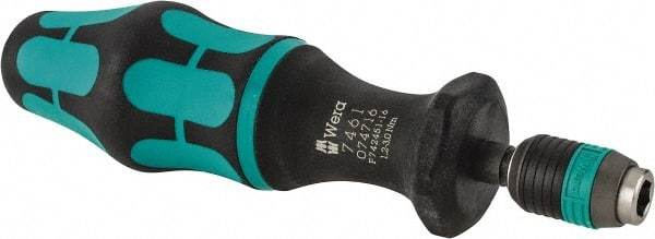 Wera - 1 Piece, 1.2 to 3 N/m, Preset Torque Limiting Screwdriver - 1/4" Drive - Best Tool & Supply