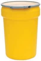 Eagle - 30 Gallon Capacity, Plastic Lever Lock, Yellow Lab Pack - 5 Gallon Container, Polyethylene, 220 Lb. Capacity, UN 1H2/X100/S Listing - Best Tool & Supply