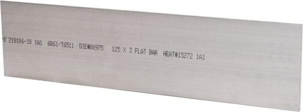 Value Collection - 1/8 Inch Thick x 3 Inch Wide x 12 Inch Long, Aluminum Strip - Alloy 6061 - Best Tool & Supply