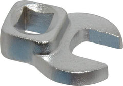 Blackhawk by Proto - 1/2" 3/8" Drive Chrome Open End Crowfoot Wrench - 1-13/32" OAL - Best Tool & Supply