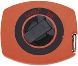 Lufkin - 50' x 3/8" Yellow Blade Tape Measure - 1/8" Graduation, B1 Graduation Style, High-Visibility Orange Case - Best Tool & Supply