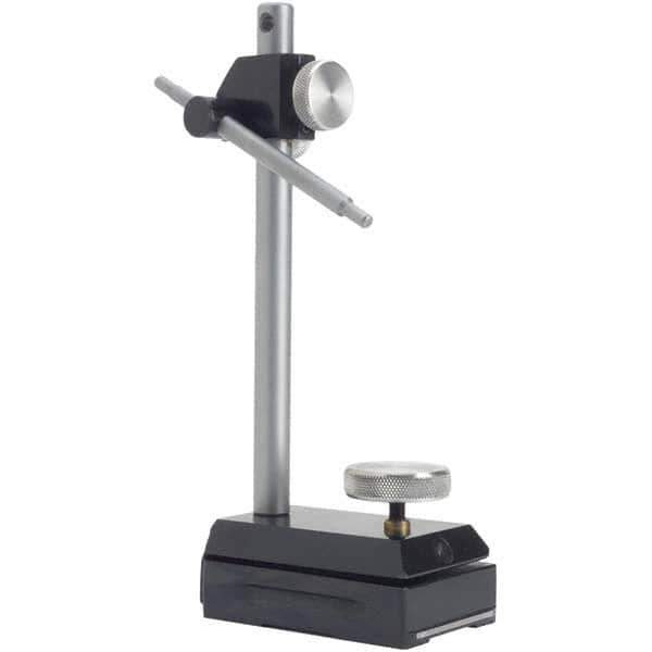 TESA Brown & Sharpe - Rectangular Base, Indicator Transfer Stand - 8-7/8" High, 3-1/2" Base Length x 2-1/2" Base Width x 1.3" Base Height, Includes Holder - Best Tool & Supply