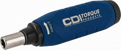 CDI - 1 Piece, 3/8 to 2 In/Lb, Female Hex Preset Torque Limiting Screwdriver - 4.2" OAL, 1/4" Drive - Best Tool & Supply