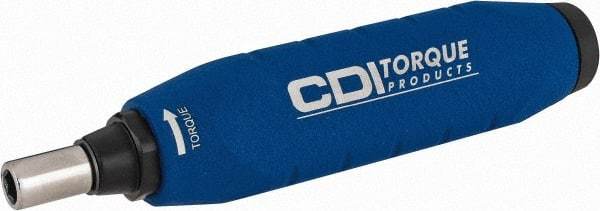 CDI - 1 Piece, 4 to 40 In/Lb, Female Hex Preset Torque Limiting Screwdriver - 6" OAL, 1/4" Drive - Best Tool & Supply