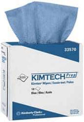 Kimtech - Dry Clean Room/Lab/Critical Task Wipes - Pop-Up, 16-3/4" x 8-3/4" Sheet Size, Blue - Best Tool & Supply