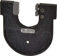 YPG - 0.57 to 0.76 Inch, Cast Iron MC0X Frame Snap Gage - Hardened Tool Steel Anvil - Best Tool & Supply