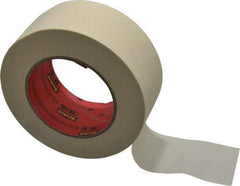 3M - 2" Wide x 60 Yd Long Tan Paper Masking Tape - Series 213, 6 mil Thick, 27 In/Lb Tensile Strength - Best Tool & Supply