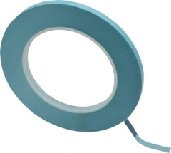 3M - 1/4" Wide x 60 Yd Long Blue Polypropylene Film Masking Tape - Series 215, 4.8 mil Thick, 15 In/Lb Tensile Strength - Best Tool & Supply