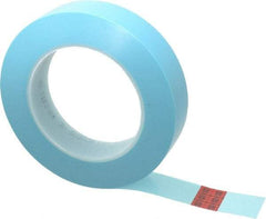 3M - 1" Wide x 60 Yd Long Blue Polypropylene Film Masking Tape - Series 215, 4.8 mil Thick, 15 In/Lb Tensile Strength - Best Tool & Supply