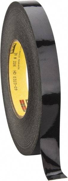 3M - 3/4" Wide x 60 Yd Long Black Crepe Paper Masking Tape - Series 226, 10.6 mil Thick, 34 In/Lb Tensile Strength - Best Tool & Supply