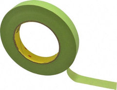 3M - 3/4" Wide x 60 Yd Long Green Paper Masking Tape - Series 401+/233+, 6.7 mil Thick, 25 In/Lb Tensile Strength - Best Tool & Supply