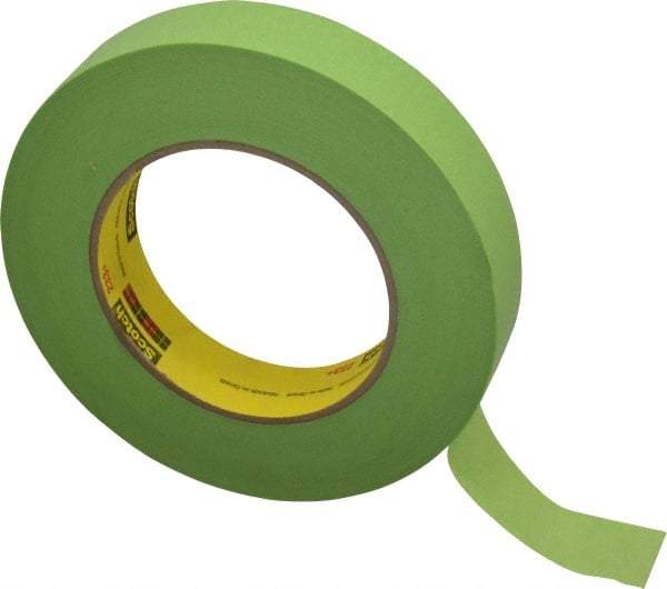 3M - 1" Wide x 60 Yd Long Green Paper Masking Tape - Series 401+/233+, 6.7 mil Thick, 25 In/Lb Tensile Strength - Best Tool & Supply