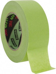 3M - 2" Wide x 60 Yd Long Green Paper Masking Tape - Series 401+/233+, 6.7 mil Thick, 25 In/Lb Tensile Strength - Best Tool & Supply