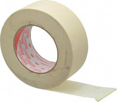 3M - 2" Wide x 60 Yd Long Tan Paper Masking Tape - Series 2364, 6.5 mil Thick, 24 In/Lb Tensile Strength - Best Tool & Supply