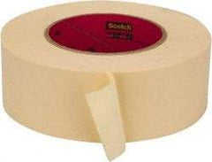 3M - 2" Wide x 60 Yd Long Tan Paper Masking Tape - Series 2393, 7.6 mil Thick, 28 In/Lb Tensile Strength - Best Tool & Supply