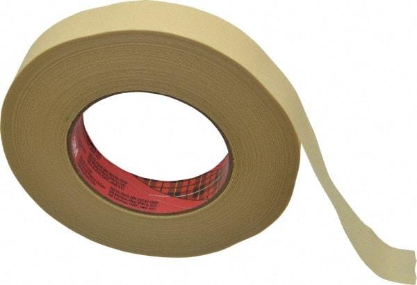 3M - 1" Wide x 60 Yd Long Tan Paper Masking Tape - Series 2693, 7.9 mil Thick, 29 In/Lb Tensile Strength - Best Tool & Supply