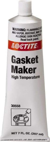 Loctite - 7 oz Tube Gray RTV Silicone Gasket Sealant - -50 to 600°F Operating Temp - Best Tool & Supply