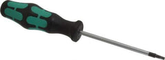 Wera - T10 Torx Driver - 3-5/32" Blade Length, 6-11/32" OAL, Ergonomic Handle - Best Tool & Supply