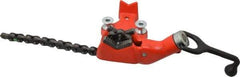 Ridgid - 1/8 to 2-1/2" Pipe Capacity, Manual Chain Vise - Bolt Down, Cast Iron, Model Number BC210 - Best Tool & Supply