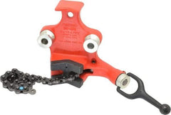 Ridgid - 1/2 to 4-1/2" Pipe Capacity, Manual Chain Vise - Bolt Down, Cast Iron, Model Number BC410P - Best Tool & Supply