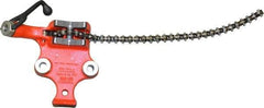 Ridgid - 1/8 to 5" Pipe Capacity, Manual Chain Vise - Bolt Down, Cast Iron, Model Number BC510 - Best Tool & Supply